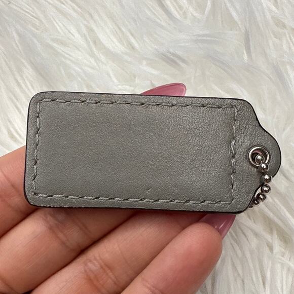 2" COACH Fob Bag Charm Hang tag Hangtag - Picture 2 of 2